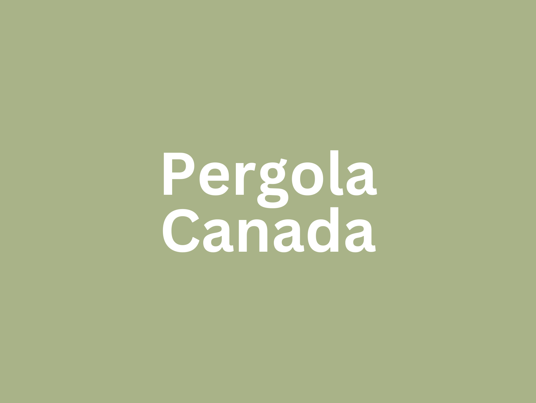 pergolacanada